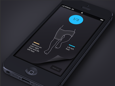 IOS7 design app by Julien Renvoye